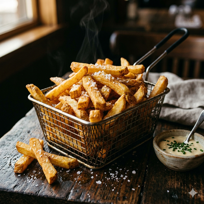 Cutting fries
